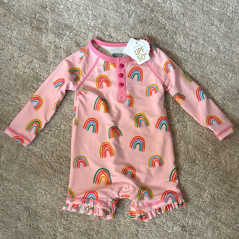 NWT Mud Pie UPF 50+ Suit